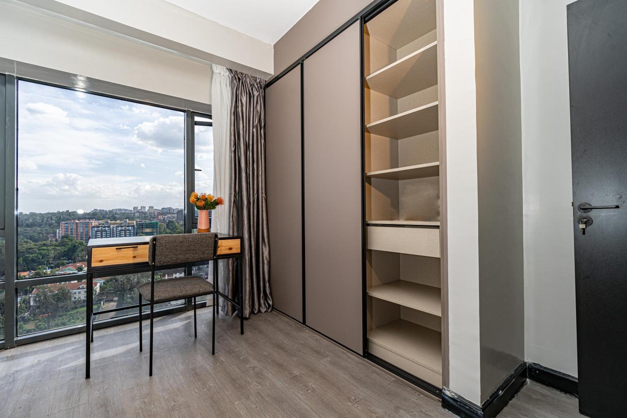 Escada Studio & 2-Bedroom, Rooftop Swimming Pool, Gym, Workspace, Wonderiss Homes Westland Living Nairobi Ngoại thất bức ảnh