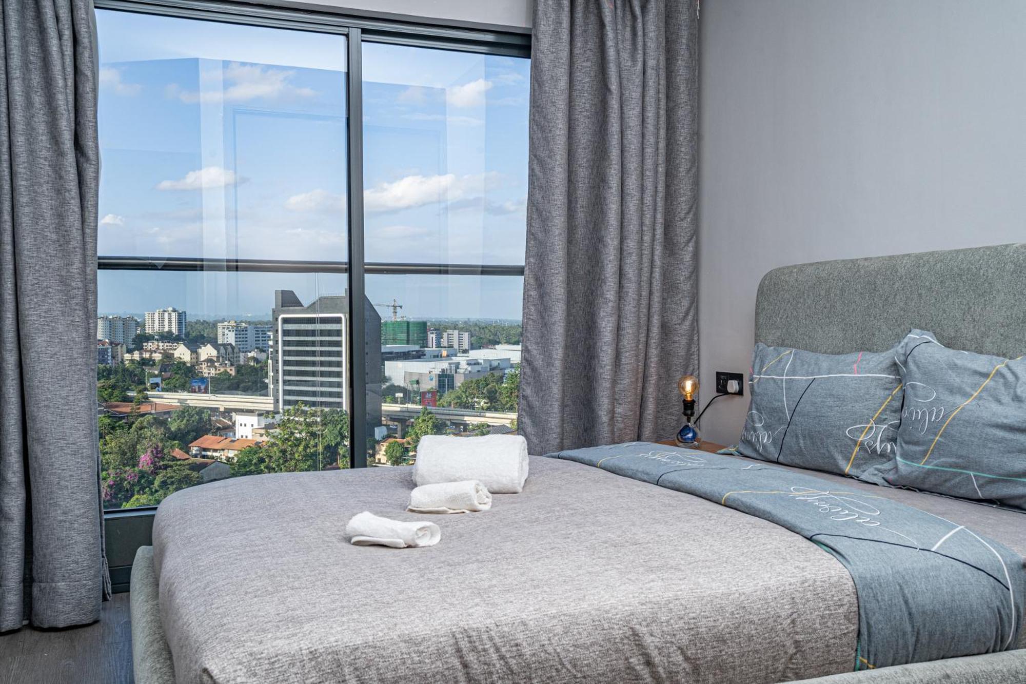 Escada Studio & 2-Bedroom, Rooftop Swimming Pool, Gym, Workspace, Wonderiss Homes Westland Living Nairobi Ngoại thất bức ảnh