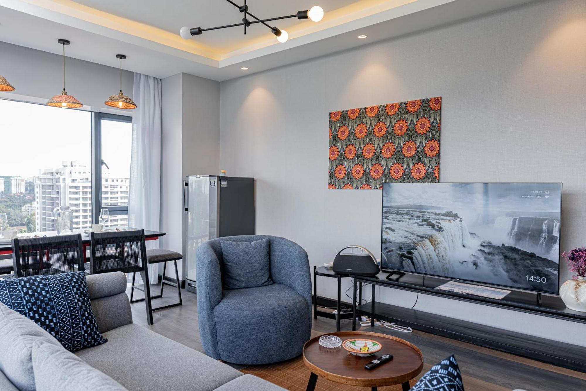 Escada Studio & 2-Bedroom, Rooftop Swimming Pool, Gym, Workspace, Wonderiss Homes Westland Living Nairobi Ngoại thất bức ảnh